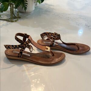 Vintage DVF Leather Sandals